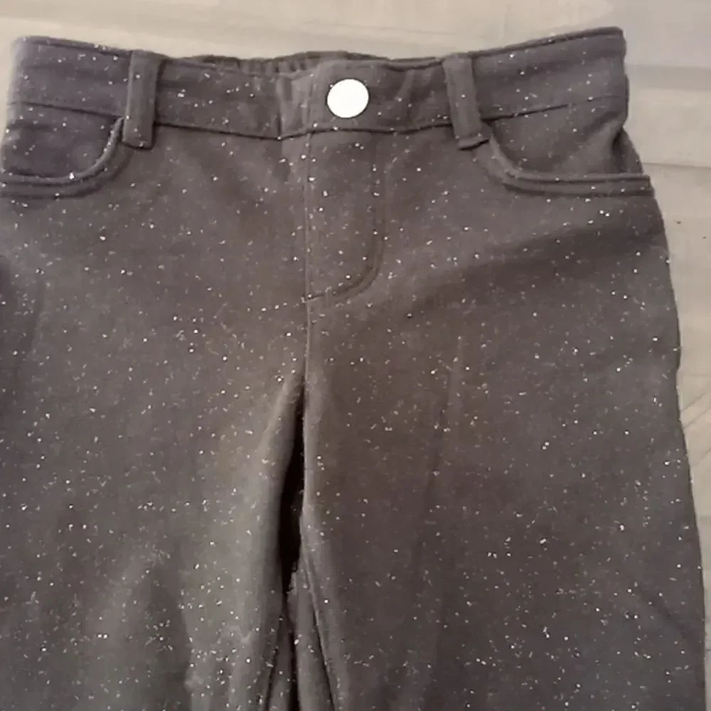 Children's Place long pants jeggings black Sparkle new with tags size 4